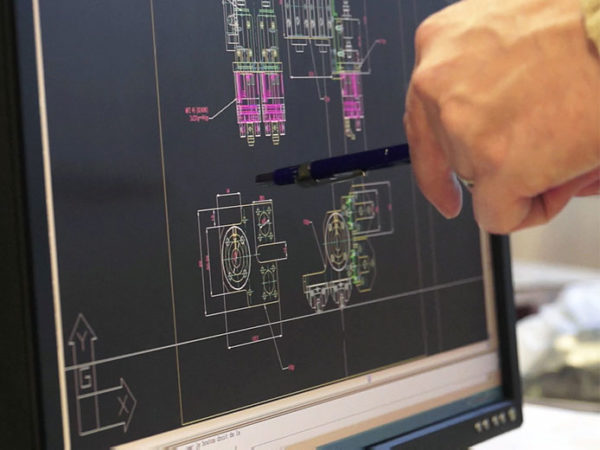 Design assembly machines: Design by our internal engineering department