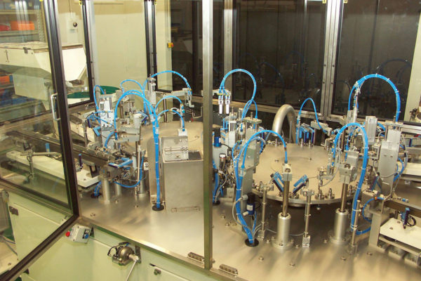 Special-purpose machines: rotary indexed assembly machine